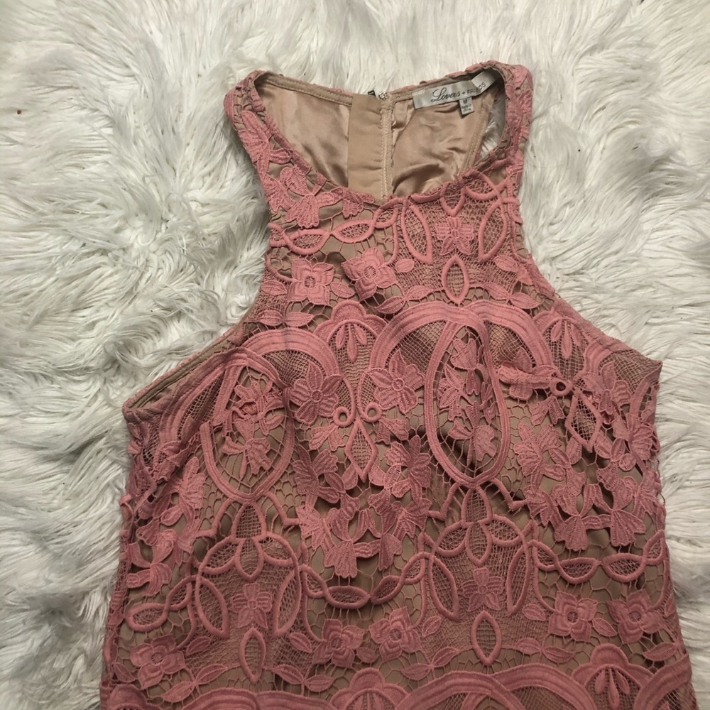 Revolve lovers + friends lace caspian shift dress size medium - Picture 3 of 5